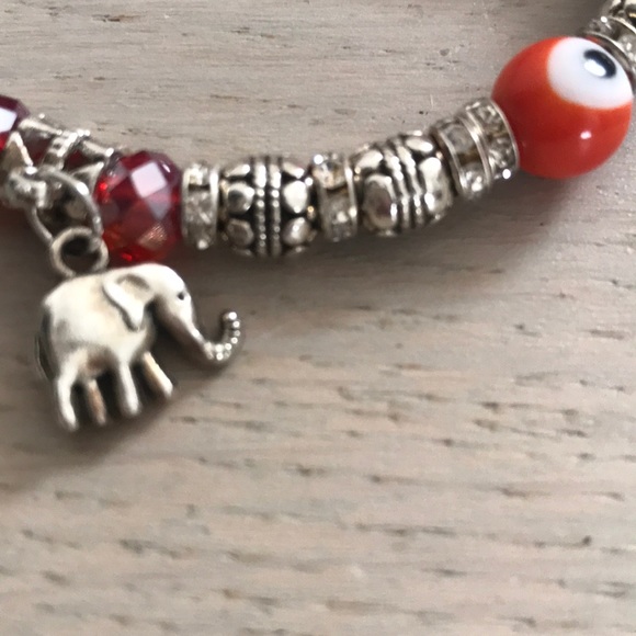 🧿Charm Bracelet 🐘 nwot - Picture 2 of 2